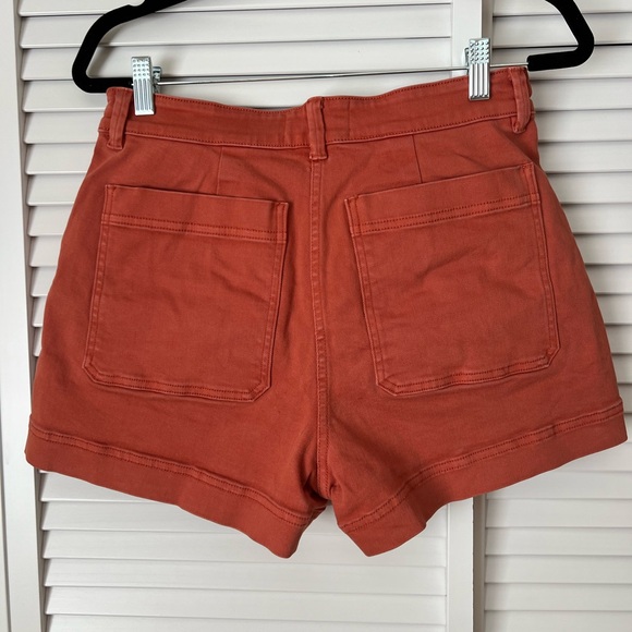 Everlane Women's Cotton Rust Shorts inseam 3 size 10 - Picture 3 of 10